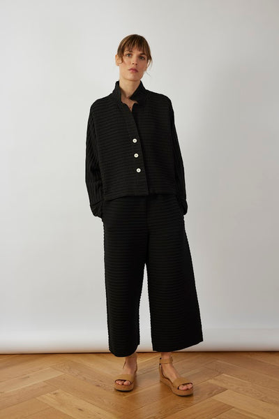 Yacco Maricard CROPPED JERSEY JACKET black