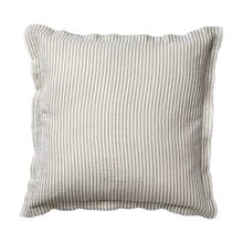 LINE Cushion cover, Grey/white