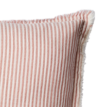 LINE Cushion cover, Pink/white