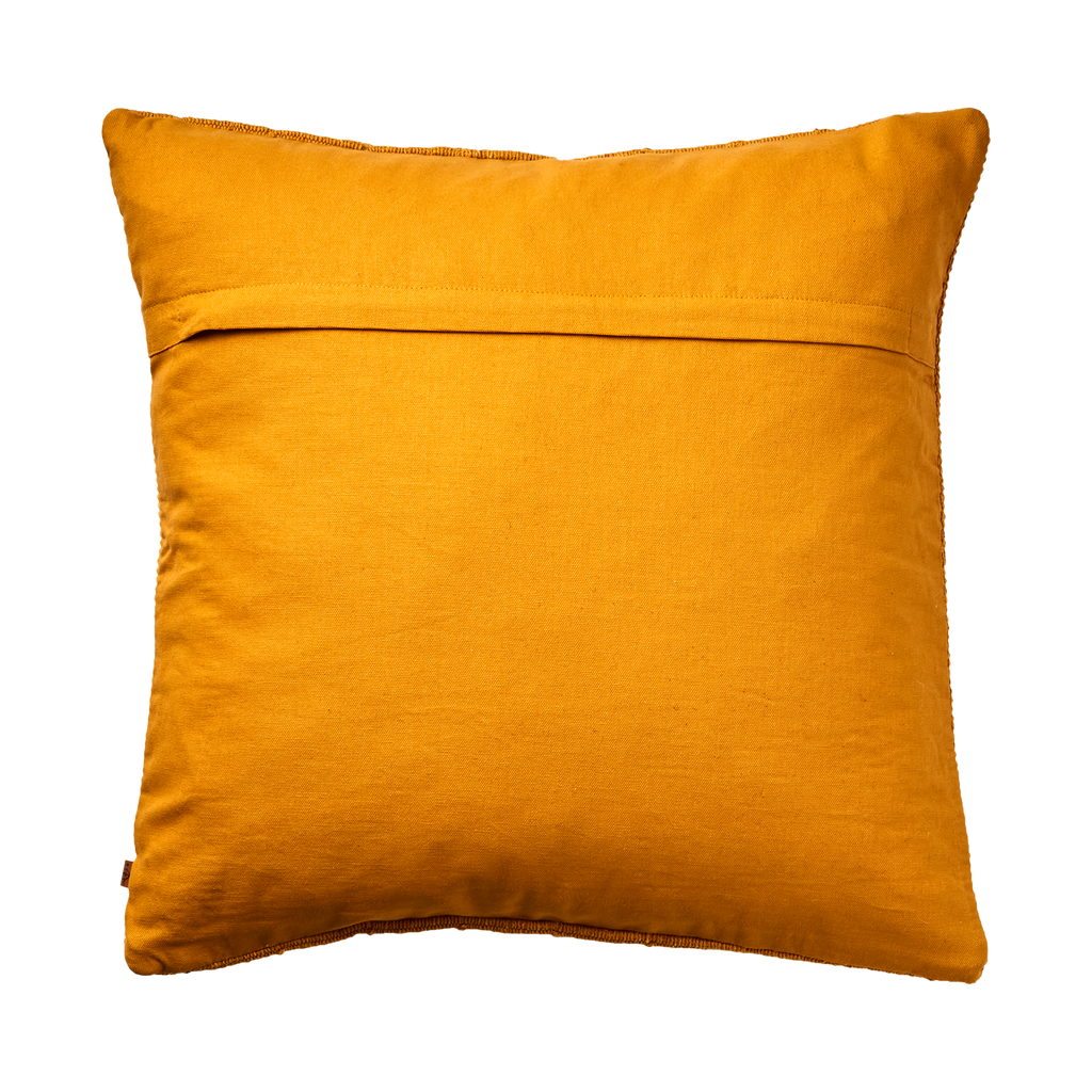 MAJA Cushion cover, Mustard/white