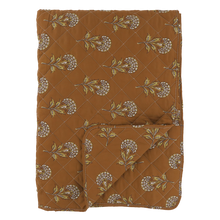 Vintage Quilt Flower Pattern Terracotta