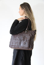 Sienna Bohemian Leather Bag -  Brown