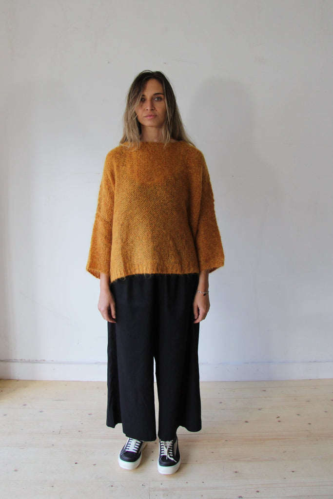 WDTS - Mia Mohair jumper - burnt orange