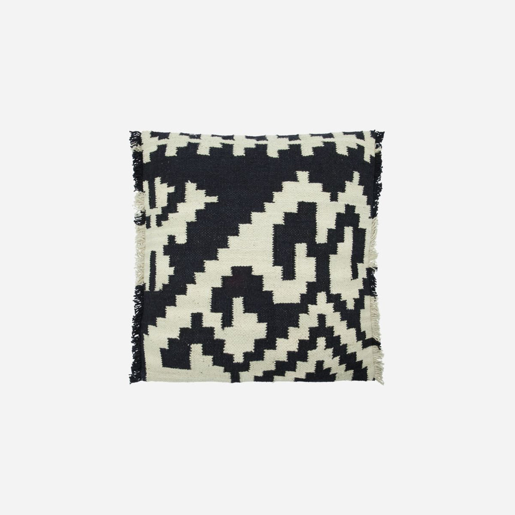 Cushion Cover, Wulo Pillowcase 50 x 50 cm black and white