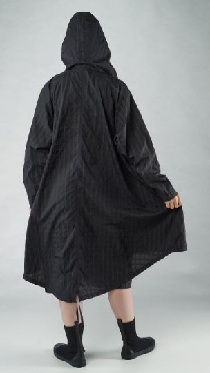 Rundholz SS25 3431201 coat black check