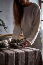 NOEL Tablecloth, Red/linen