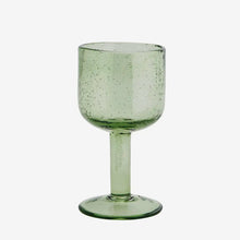 Madam Stoltz Coloured Wine Glass Green