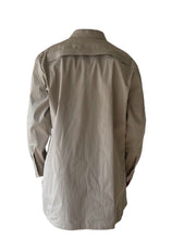 RICK OWENS SS24 JUMBO WOVEN FOGPOCKET OUTERSHIRT PEARL