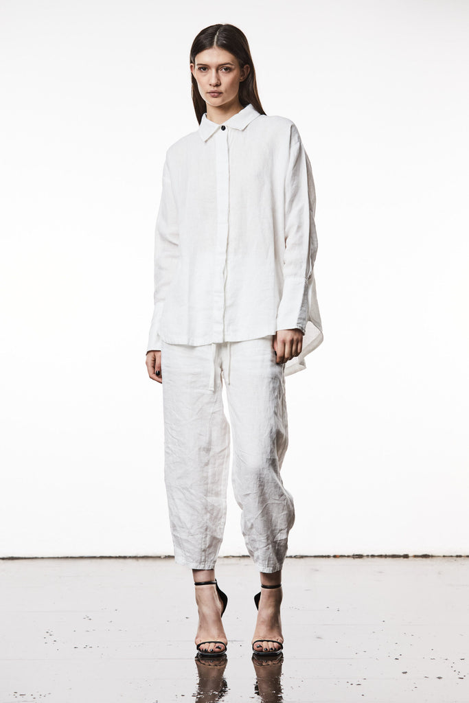 thom/krom SS25 W H 18 Off White