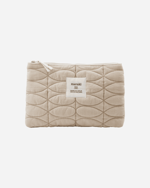 Pouch, MKMentha, Off-white;Safari