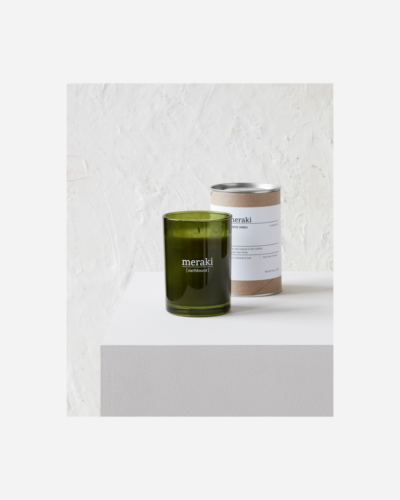 Meraki Candle - Scented candle, Earthbound, Green