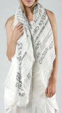 Rundholz SS25 3361401 scarf off-white