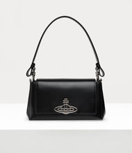 Vivienne Westwood Hazel Medium Handbag Black Silky Leather