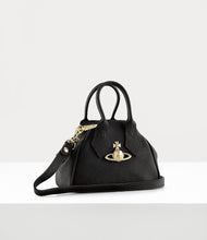 Vivienne Westwood Saffiano leather Mini Yasmine, Black