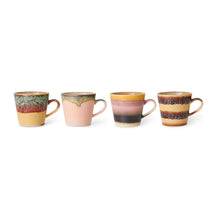 HK Living : 70s ceramics: Cappuccino mugs vista set of 4