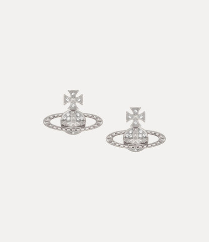 Vivienne Westwood  Mayfair bas relief Earrings rhodium