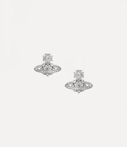 Vivienne Westwood Narcissa Earrings Platinum