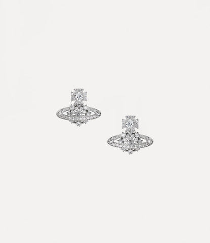 Vivienne Westwood Narcissa Earrings Platinum