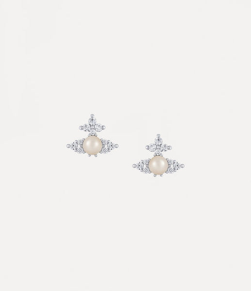 Vivienne Westwood Feodora Earrings Platinum