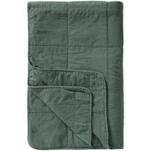 Vintage quilt emerald green