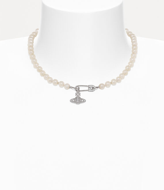 Vivienne Westwood Lucrece Pearl Necklace - Platinum