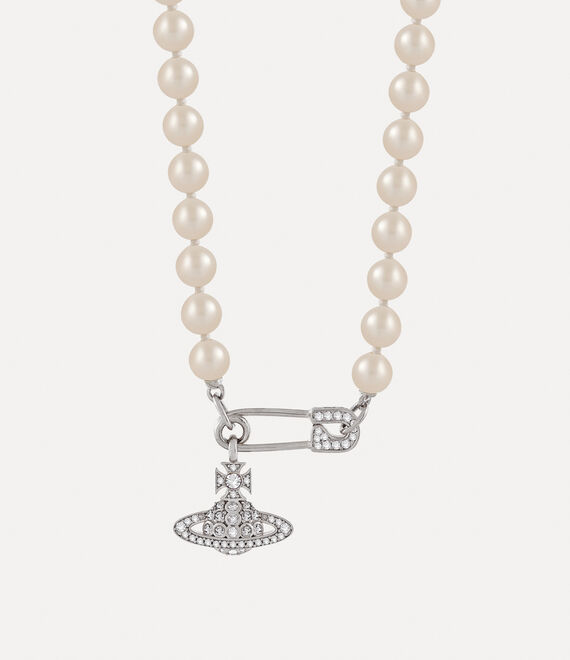 Vivienne Westwood Lucrece Pearl Necklace - Platinum