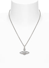 Vivienne Westwood Mini Bas Relief Pendant - Platinum White Opal