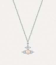 Vivienne Westwood Feodora Pendant Platinum Creamrose Pearl