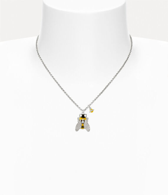 Vivienne Westwood Bumble Pendant - Rhodium