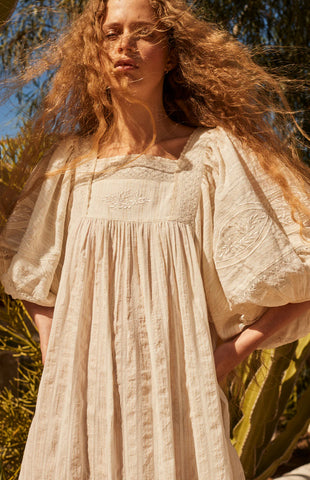 Sima Vintage White Dress