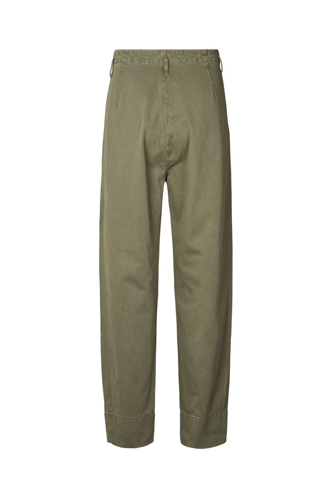 Rabens Saloner Canvas Light Pleat Pant - Raina