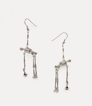 Vivienne Westwood Skeleton Earrings - Platinum/Black