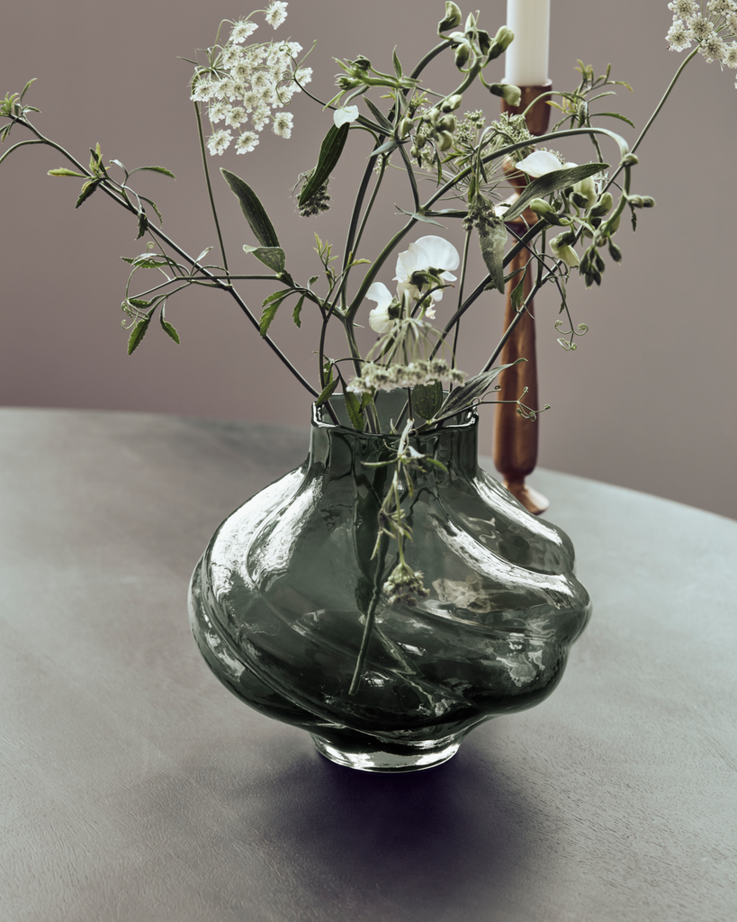 Vase, HDTurn, Smoked grey