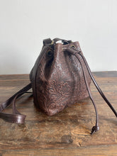 Mini Bucket Bag- Brown Floral