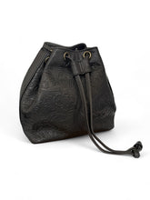 Mini Bucket Bag- Black Floral