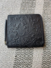 CollardManson Square Wallet- Black Floral