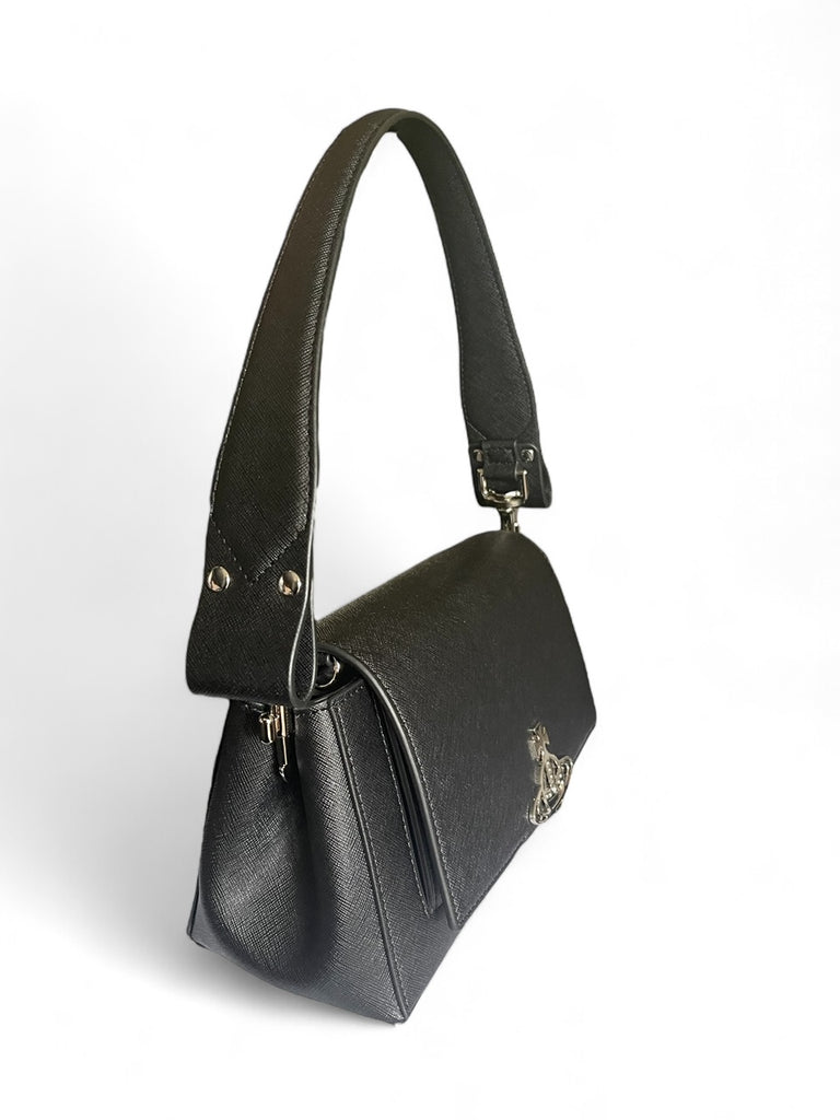 Vivienne Westwood Hazel Medium Handbag, Black - with silver ORB