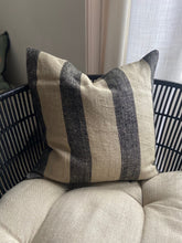 Lyla Cushion cover, Natural/black