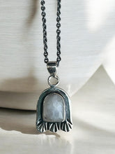 Kara silver necklace