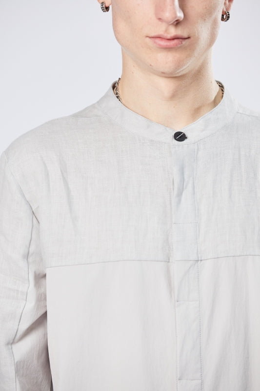 thom/krom SS24 M H 147 Mens Shirt - Silver