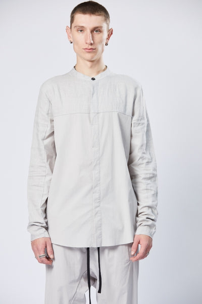 thom/krom SS24 M H 147 Mens Shirt - Silver