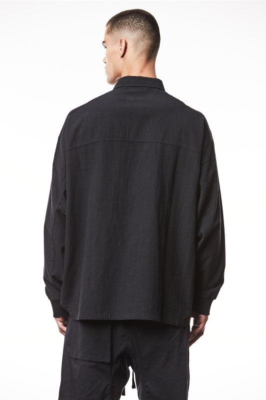 thom/krom SS25 M H 159 Shirt Black