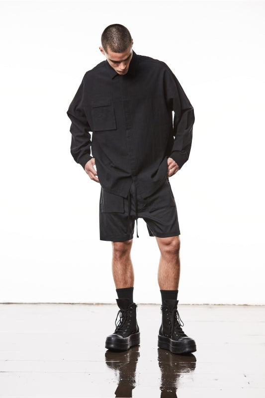 thom/krom SS25 M H 159 Shirt Black