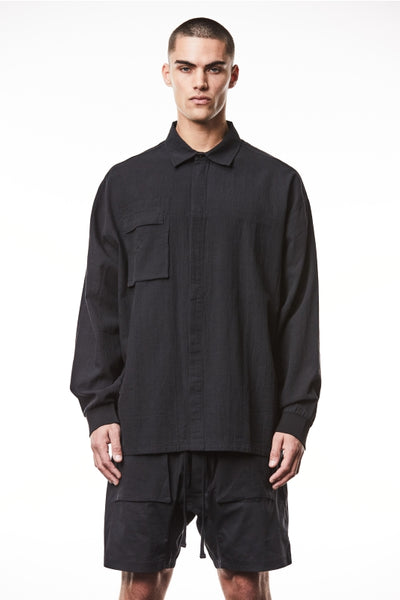 thom/krom SS25 M H 159 Shirt Black