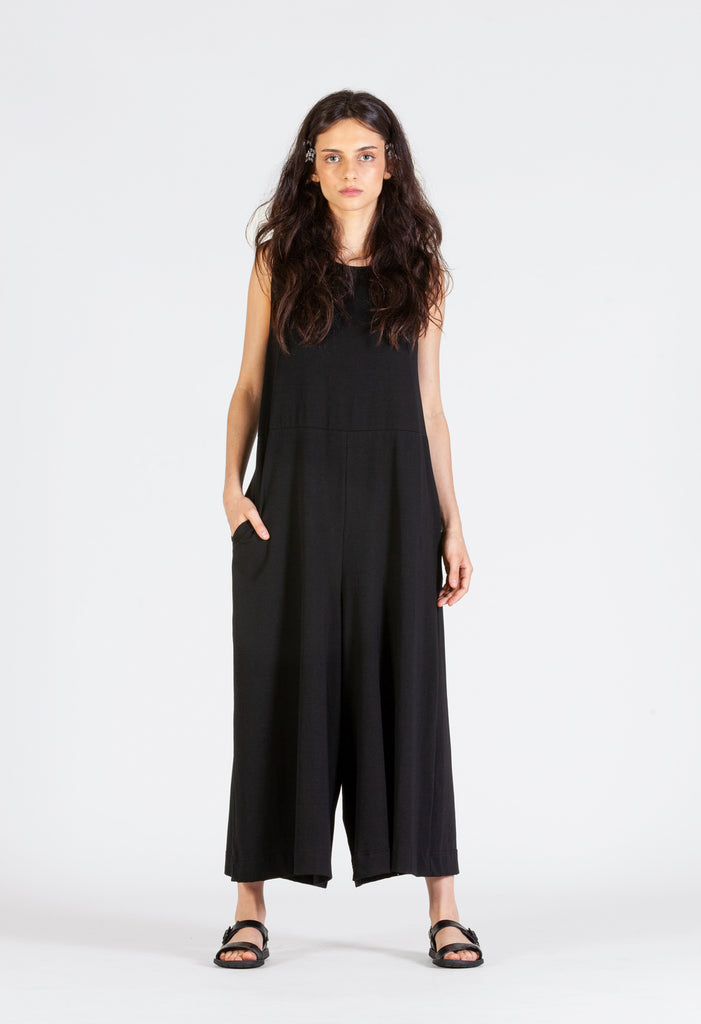 MAMA B SS25 Fine Tuta Nero Jumpsuit