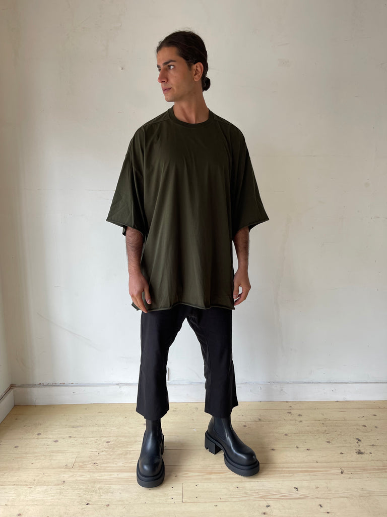 Rick Owens FW24 TOMMY T FOREST KNIT T-SHIRT