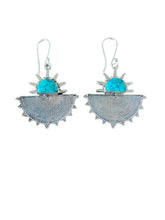 925 Silver Solstice Turquoise Stone Earrings