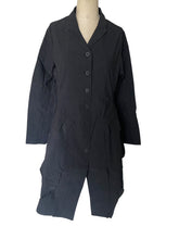 Rundholz SS25 3441219 coat black check