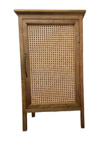 Cabinet w. French wicker