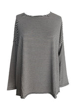 MAMA B AW24 Nurri t-shirt - Nero Stripe